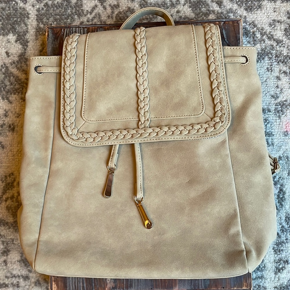 JustFab Khaki Backpack
